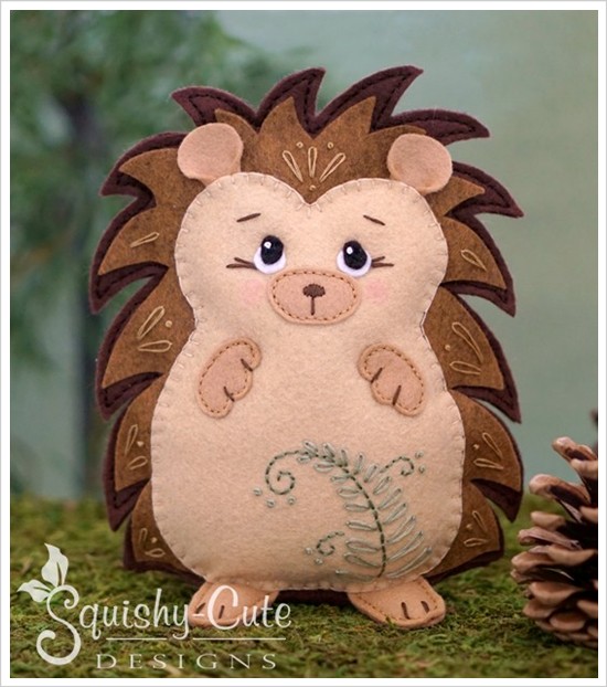 stuffed hedgehog sewing pattern